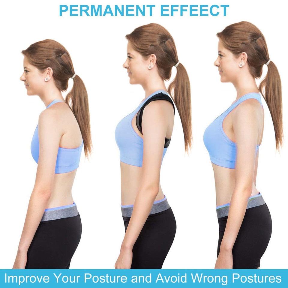 Ceinture correctrice de posture réglable pour le dos