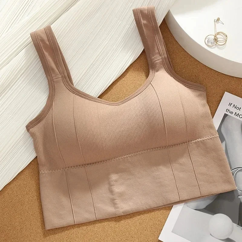 Soutien-gorge de sport antichoc sans couture