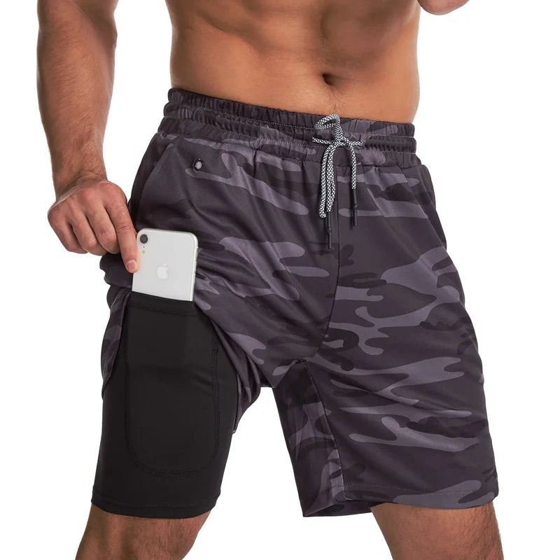 Short de course à séchage rapide pour homme