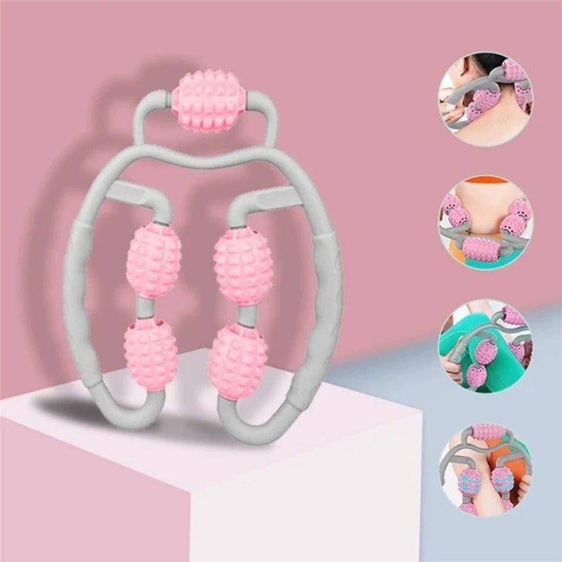 Rouleau de massage 360° en forme de U – Soulagement complet du corps