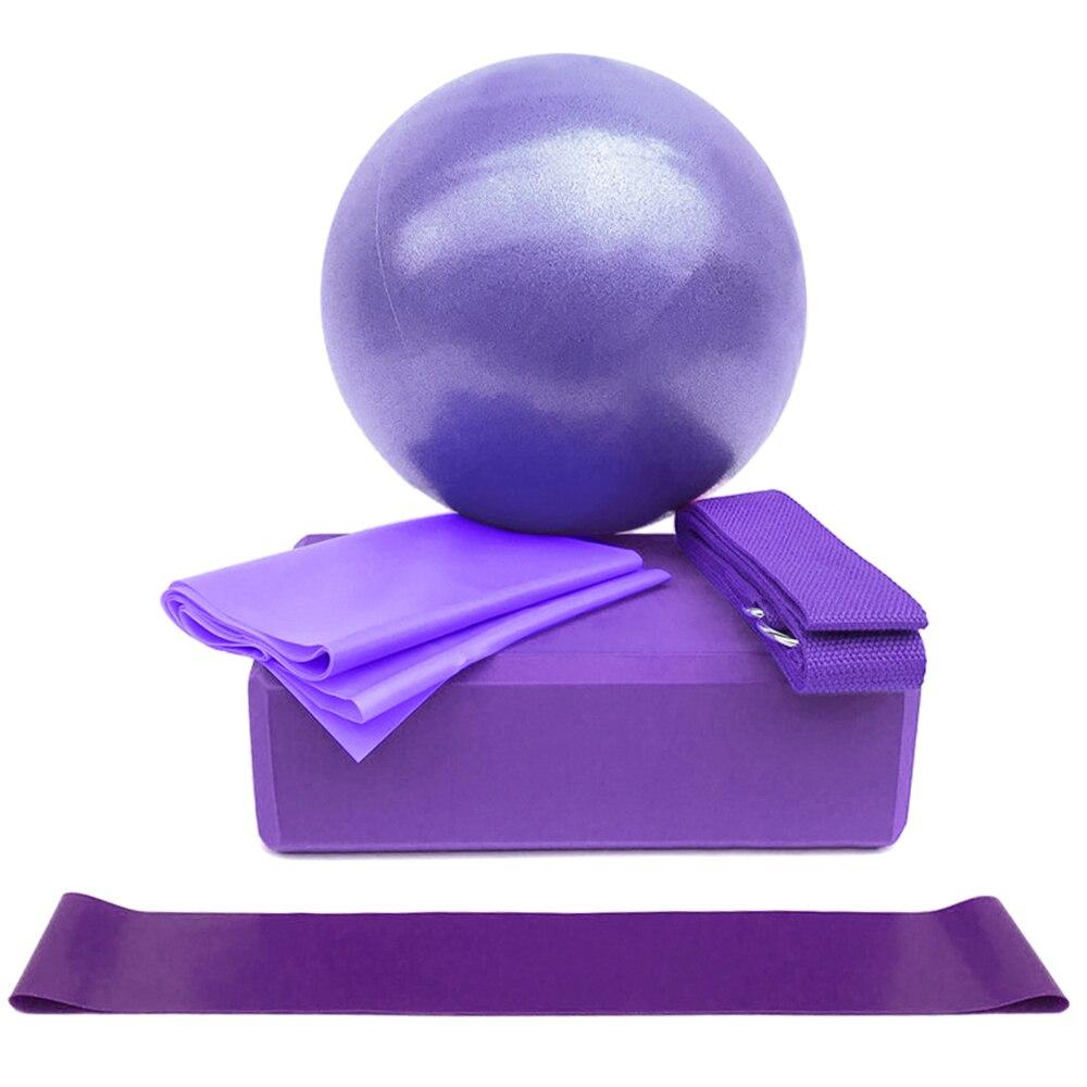 Ensemble de 5 balles et blocs de yoga