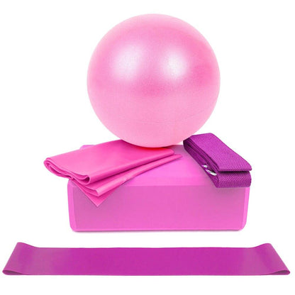 Ensemble de 5 balles et blocs de yoga