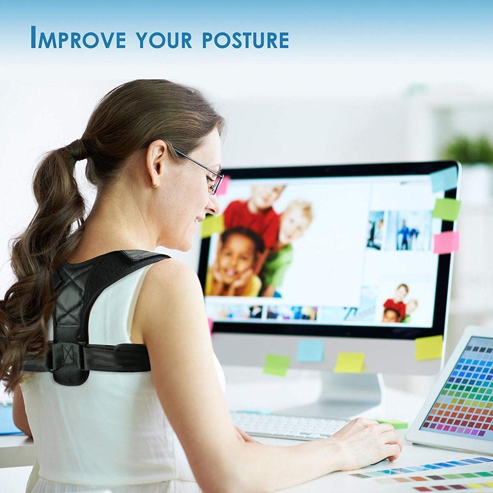 Ceinture correctrice de posture réglable pour le dos