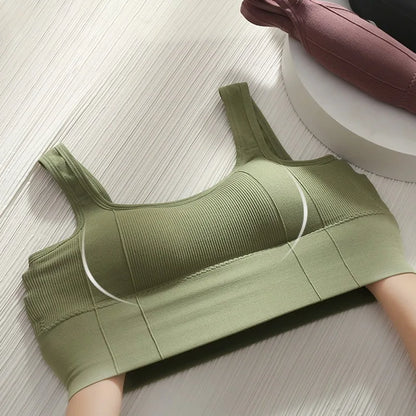 Soutien-gorge de sport antichoc sans couture