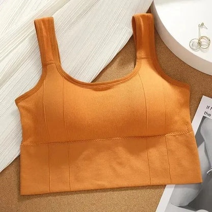 Soutien-gorge de sport antichoc sans couture