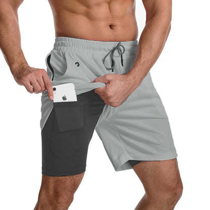 Short de course à séchage rapide pour homme