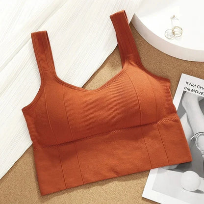 Soutien-gorge de sport antichoc sans couture
