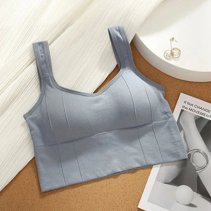 Soutien-gorge de sport antichoc sans couture