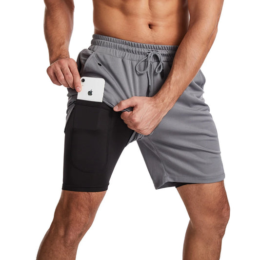Short de course à séchage rapide pour homme