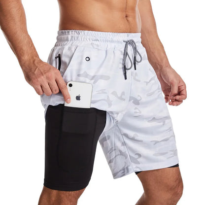 Short de course à séchage rapide pour homme