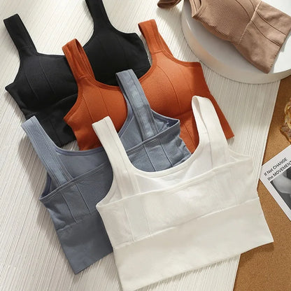 Soutien-gorge de sport antichoc sans couture