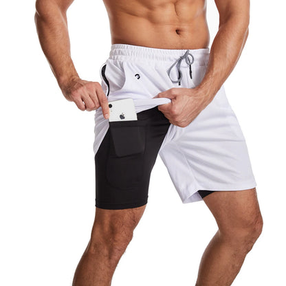 Short de course à séchage rapide pour homme