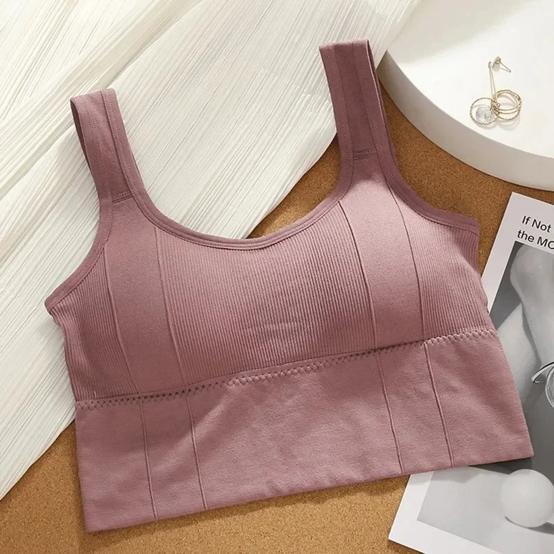 Soutien-gorge de sport antichoc sans couture