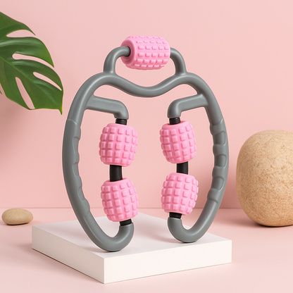 Rouleau de massage 360° en forme de U – Soulagement complet du corps