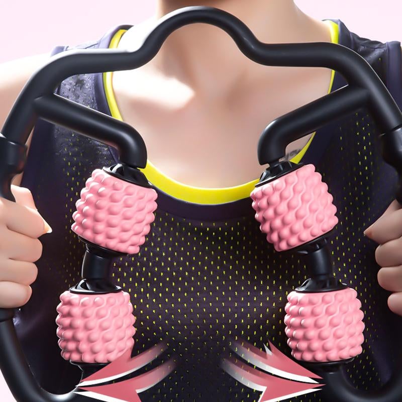 Rouleau de massage 360° en forme de U – Soulagement complet du corps
