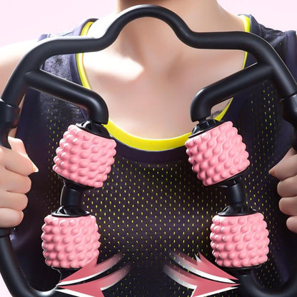 Rouleau de massage 360° en forme de U – Soulagement complet du corps
