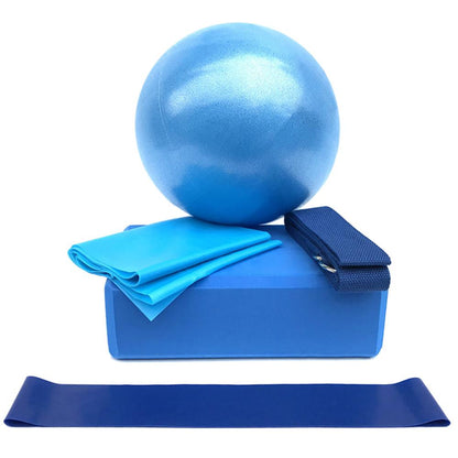Ensemble de 5 balles et blocs de yoga